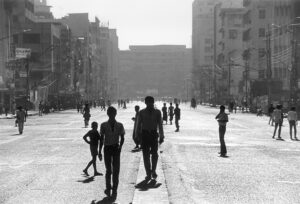 Shahidul Alam | Motijheel Hartal | 1987 | Giclee print on Hahnemühle Fine Art Photo Rag Ultra Smooth 308 gsm. Limited edition 1 of 3 | 26 x 40 Inches