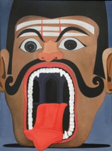 Surendran Nair | Elysium (cuckoonebulopolis) | 2008 | Oil on Canvas | 47 x 35.5 Inches