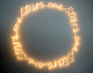 Shilpa Gupta | BlindStars StarsBlind | 2008 | Animated Light Installation edition 3|3 | 192 Diameter Inches