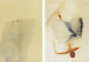 Atul Dodiya | Civitella Ranieri (Diptych) | 1999 | Watercolor on paper | 15 x 11 inches each