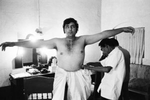 Pablo Bartholomew | Actor Amjad Khan is a greenroom, Calcutta | 1976 | Archival pigment print. Edition 10 + 3 AP | 16 x 24 Inches