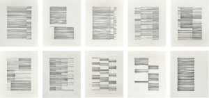 Ankush Safaya | Untitled | 2020 | Piercing on paper (Set of 10 units) | 15 x 24 Inches