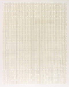 Ankush Safaya | Untitled | 2020 | Copper wire and laser cut holes on paper | 29 x 21.5 Inches