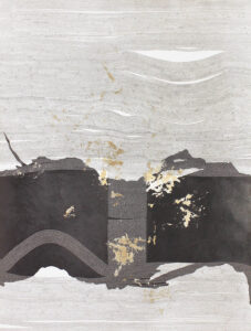 Ratna Gupta | Suspension | 2021 | Graphite and beetroot dye on Arches paper | 30 x 22.5 Inches