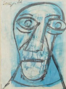 FN Souza | Untitled | 1986 | Watercolour on paper | 10.5 x 8 Inches