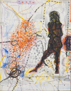 Amitava Das | Untitled | 1992 | Mixed media on paper | 16 x 12.5 Inches